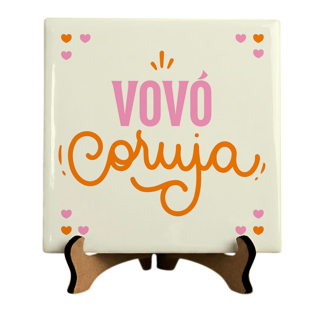 Azulejo - Vovó Coruja