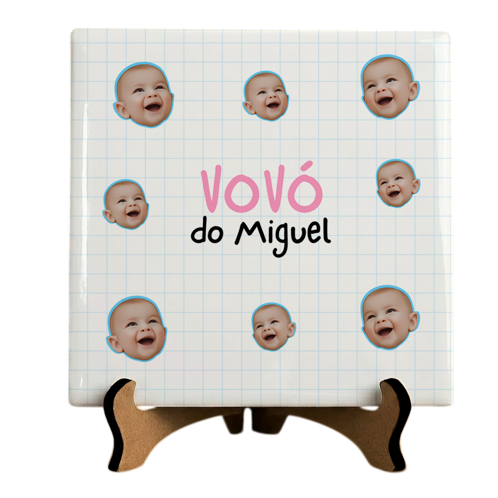Azulejo - Carinhas Vovó