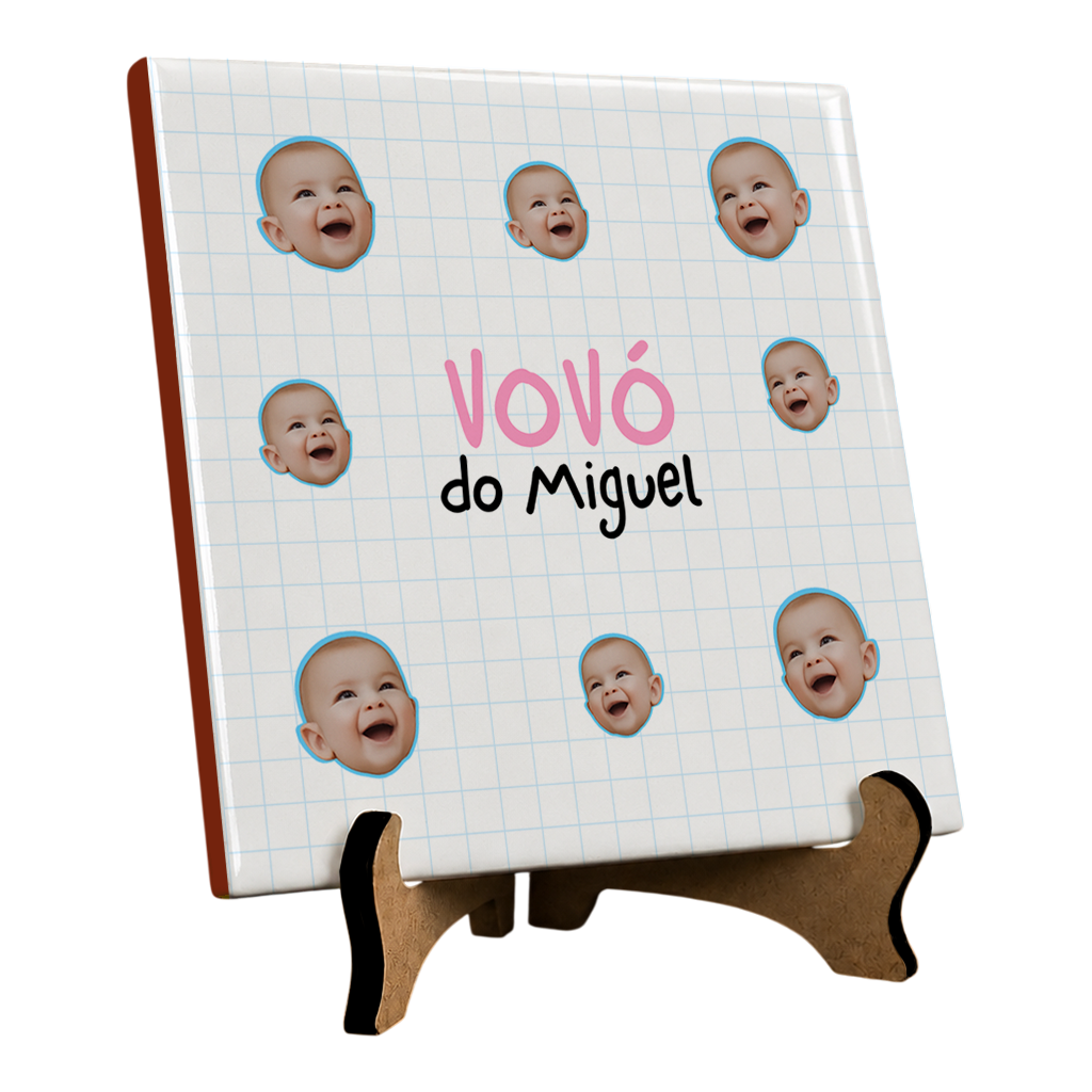 Azulejo - Carinhas Vovó - Vista 2