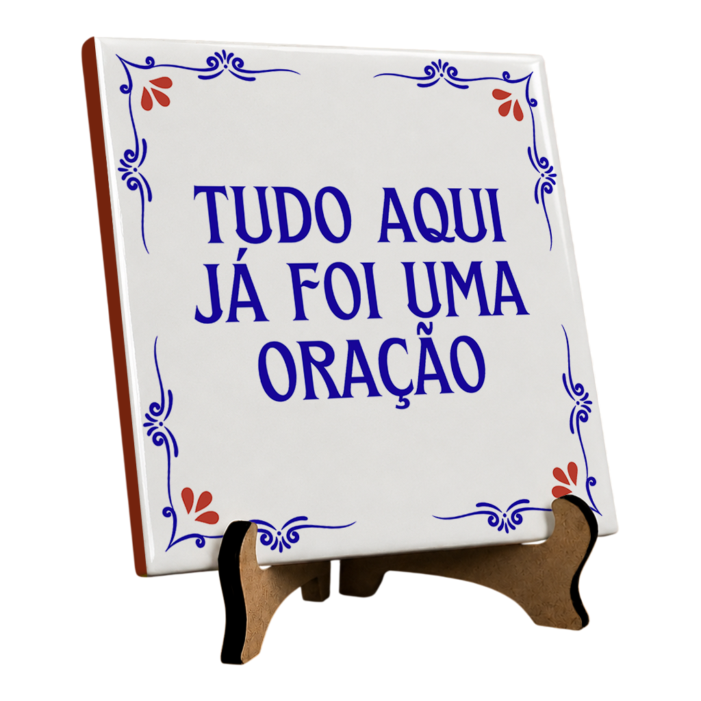 Azulejo Decorativo Com Frase - Imagem 2