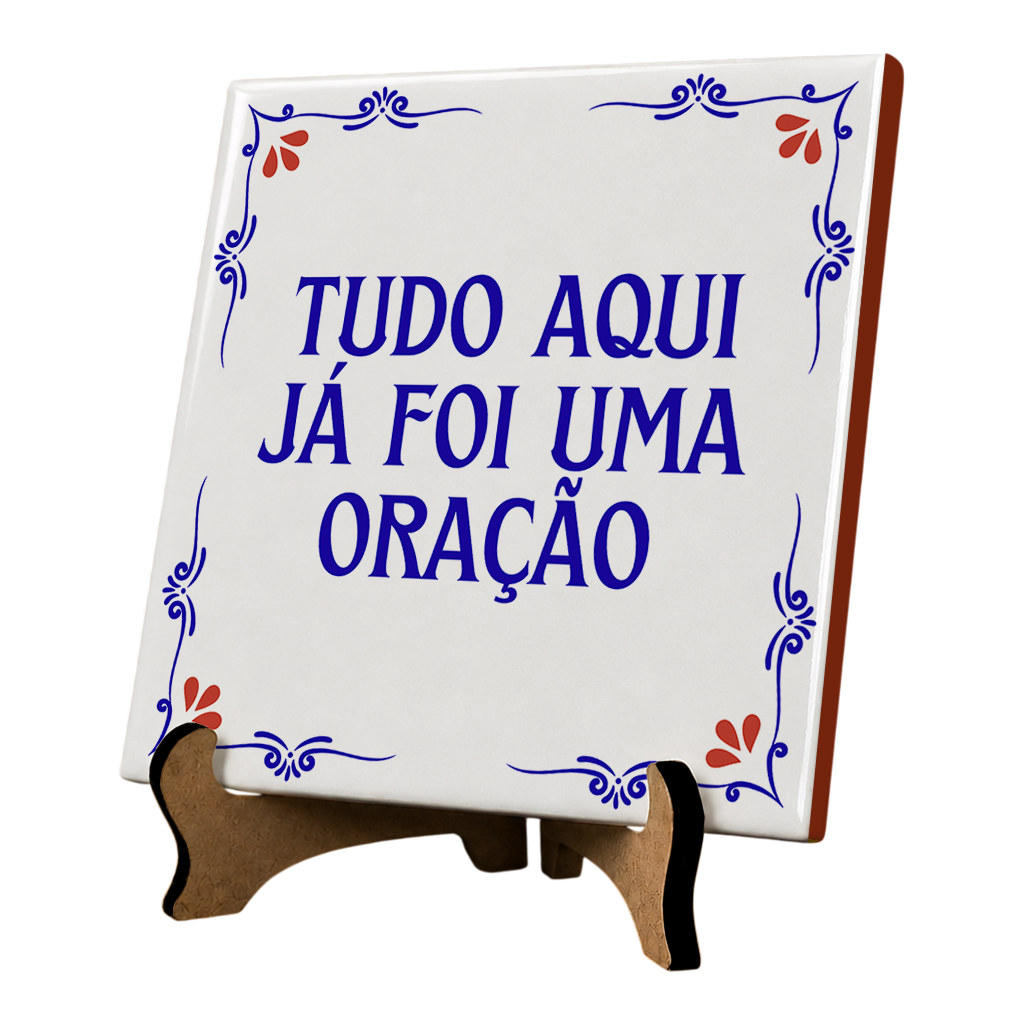 Azulejo Decorativo Com Frase - Imagem 3