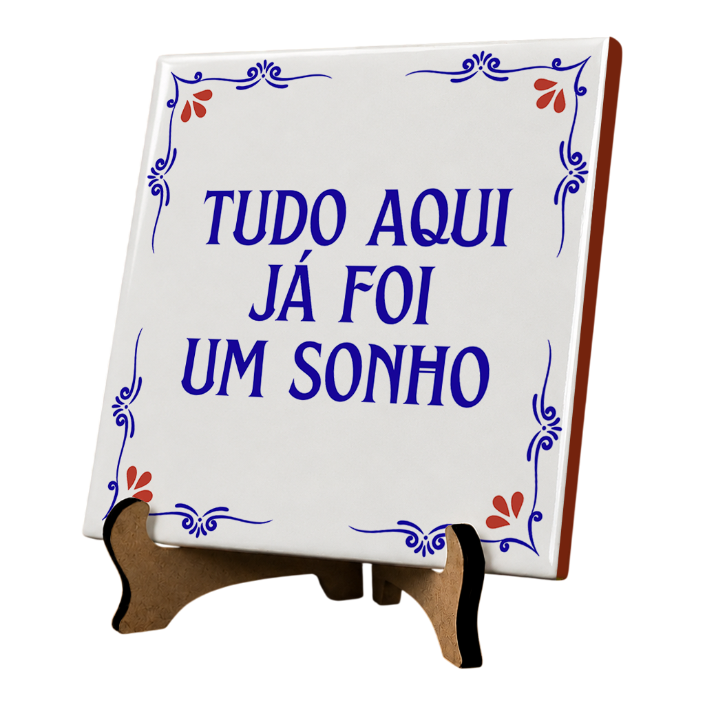 Azulejo Decorativo Com Frase - Imagem 3
