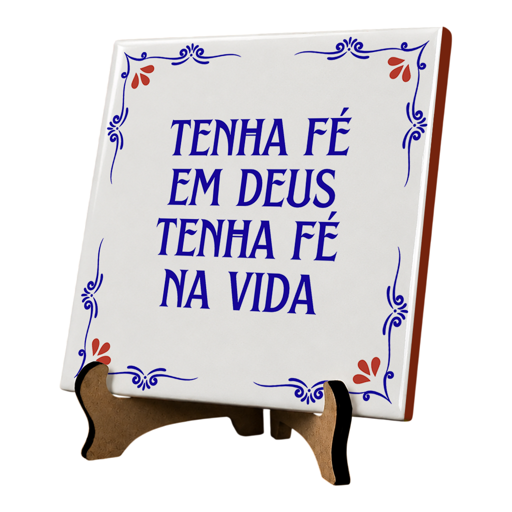 Azulejo Decorativo Com Frase - Imagem 3