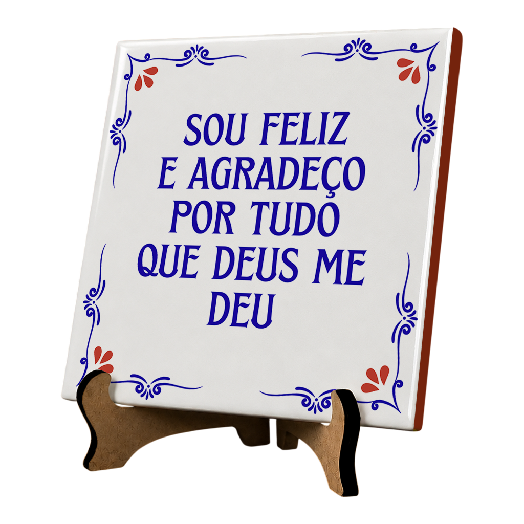 Azulejo Decorativo Com Frase - Imagem 3