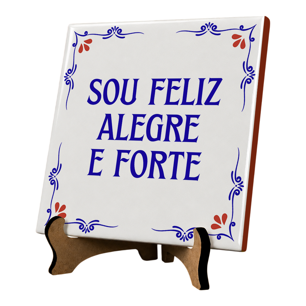 Azulejo Decorativo Com Frase - Imagem 3