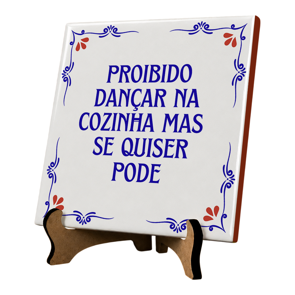 Azulejo Decorativo Com Frase - Imagem 3