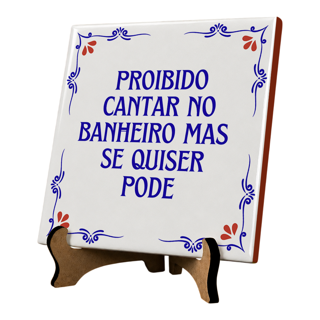 Azulejo Decorativo Com Frase - Imagem 3