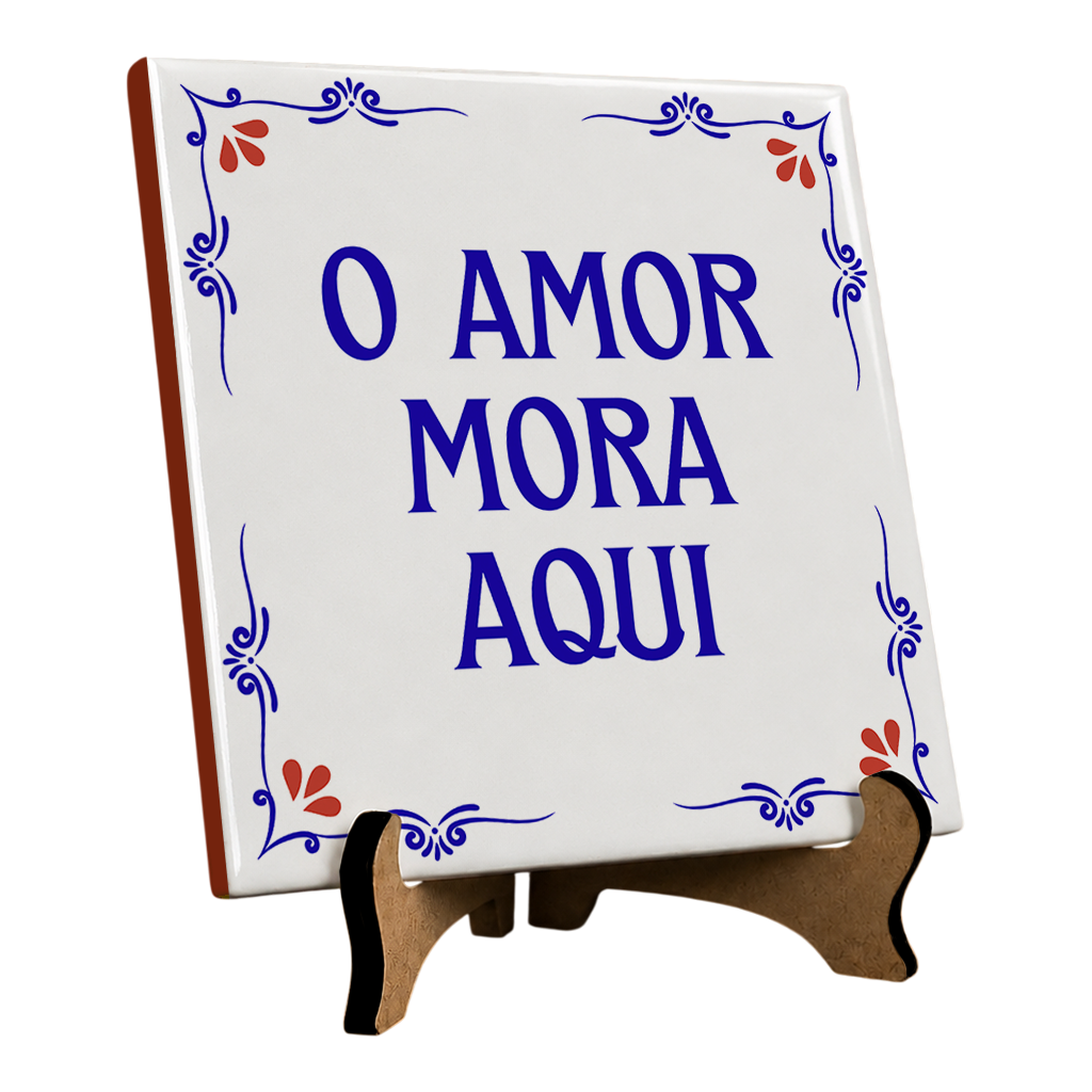 Azulejo Decorativo Com Frase - Imagem 2