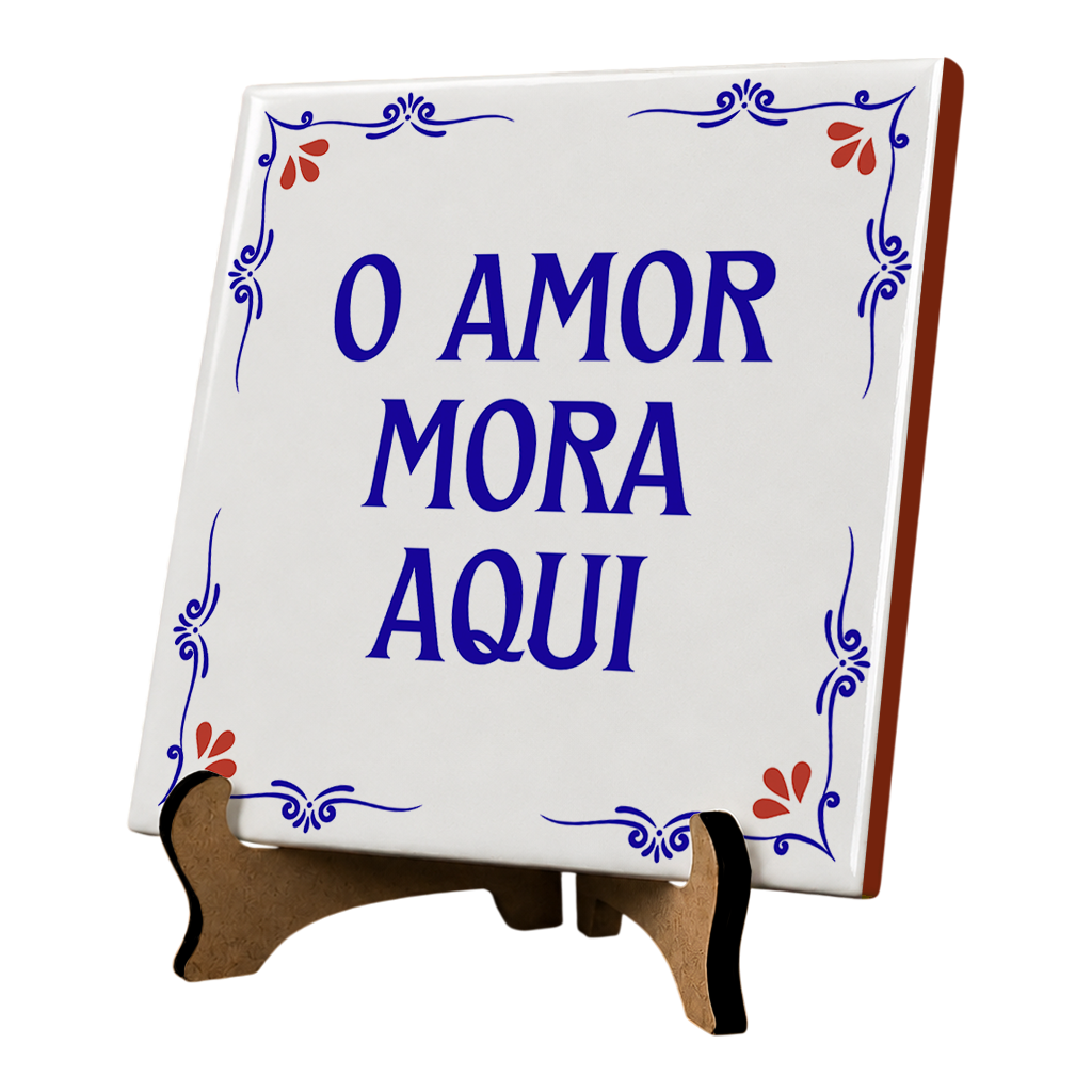 Azulejo Decorativo Com Frase - Imagem 3
