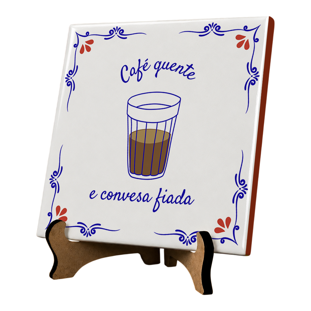 Azulejo Decorativo Com Frase e Desenho - Imagem 3