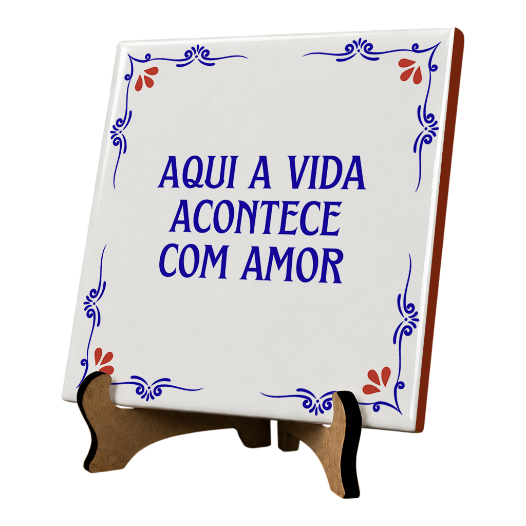 Azulejo Decorativo Com Frase - Imagem 3