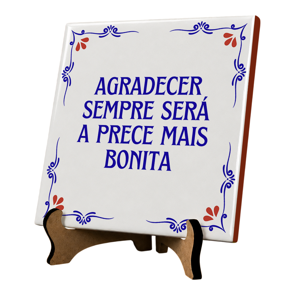 Azulejo Decorativo Com Frase - Imagem 3