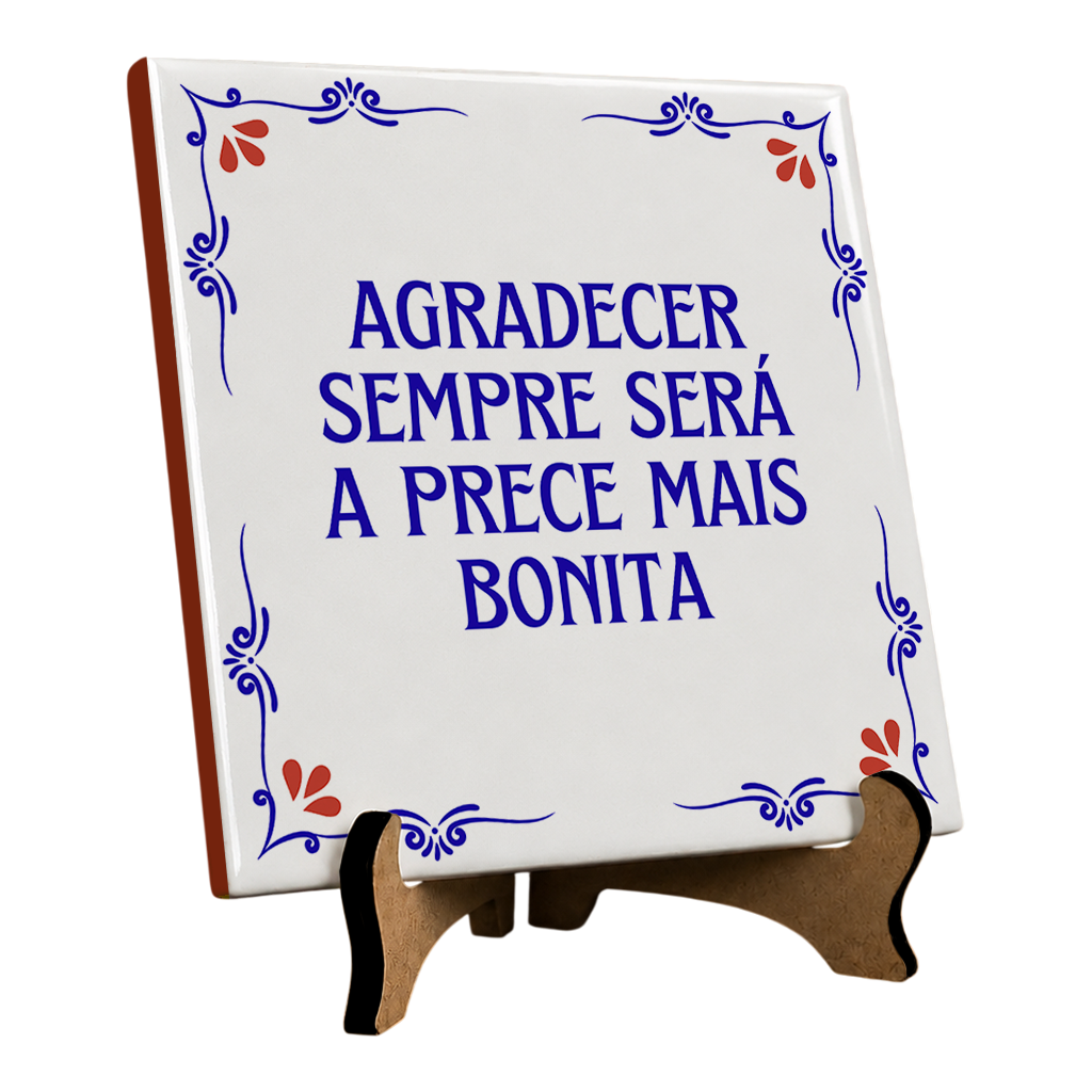 Azulejo Decorativo Com Frase - Imagem 2