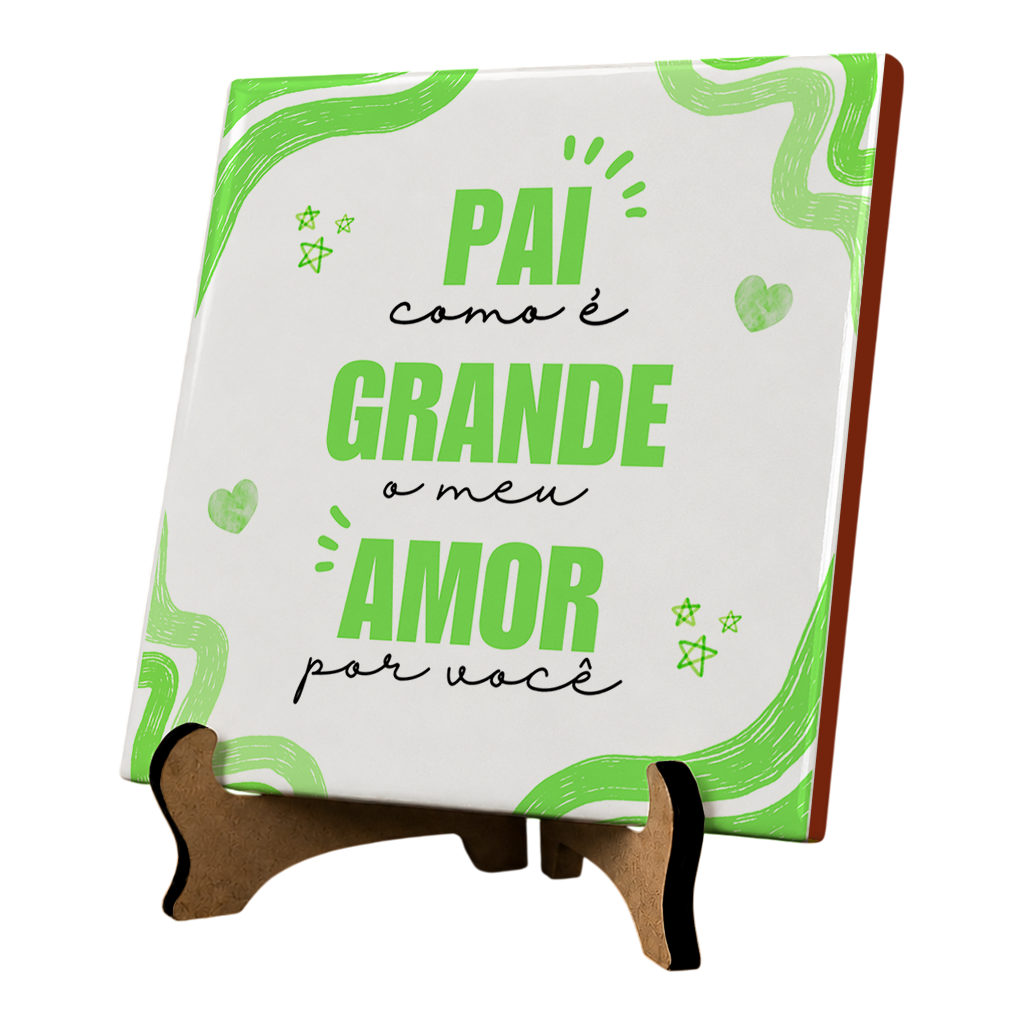 Azulejo Pai Meu Amor Por Voce - Imagem 3
