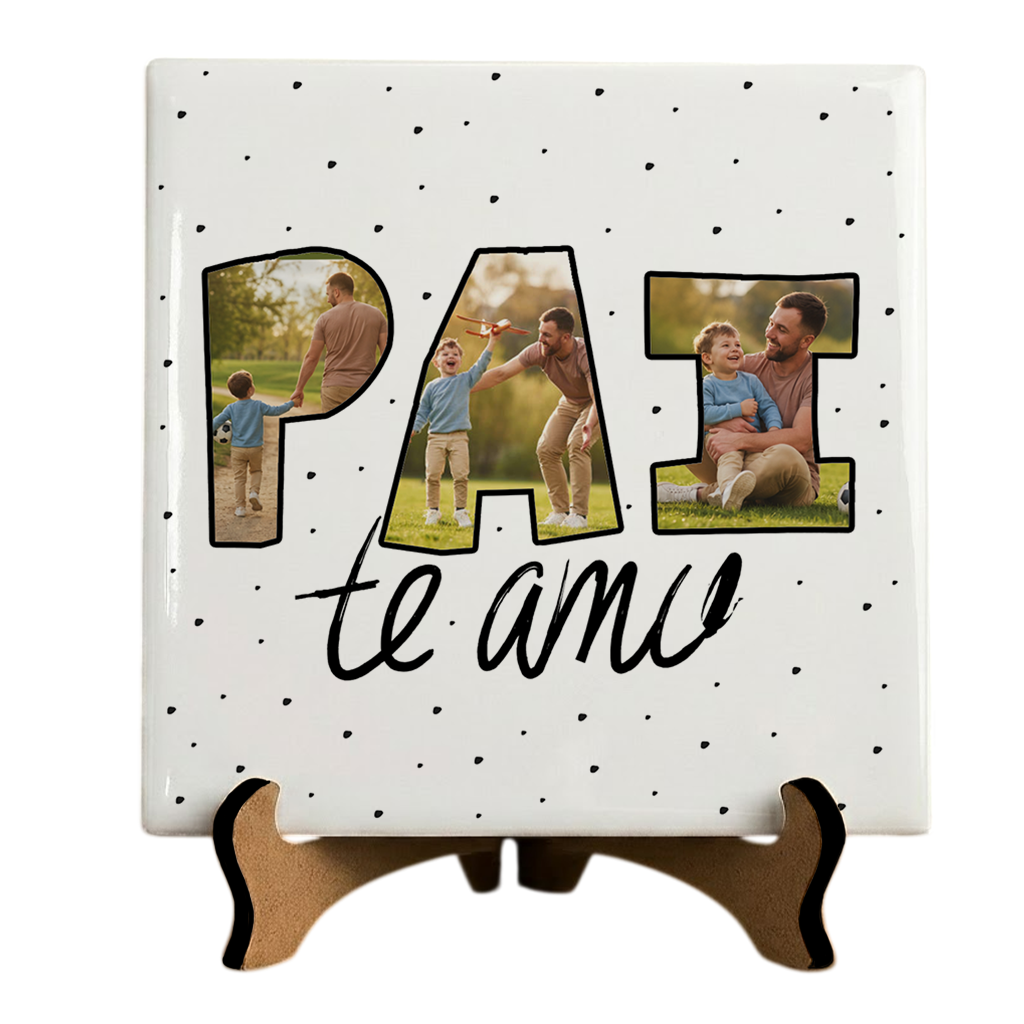 Azulejo PAI Te Amo - Imagem 1