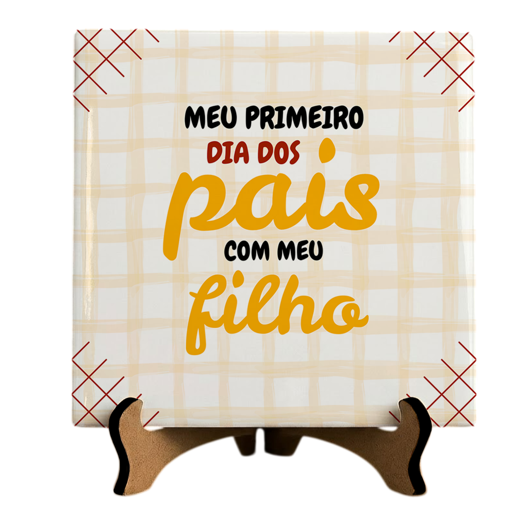 Azulejo Primeiro Dia Dos Pais - Imagem 1