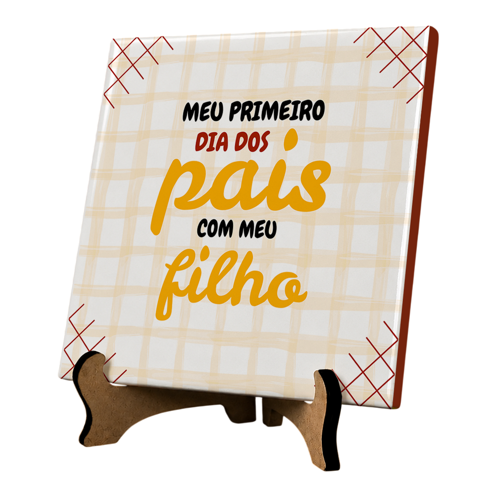 Azulejo Primeiro Dia Dos Pais - Imagem 3