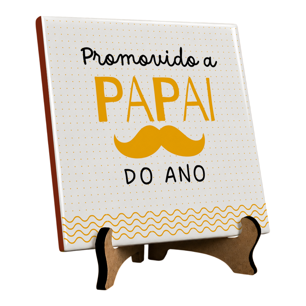 Azulejo Promovido a Papai do Ano - Imagem 2