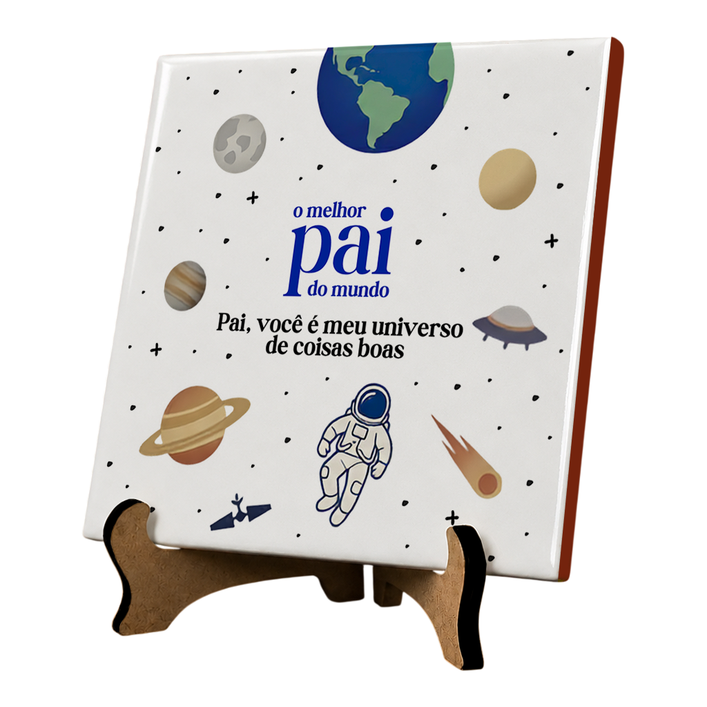 Azulejo Pai Universo de Coisas Boas - Imagem 3
