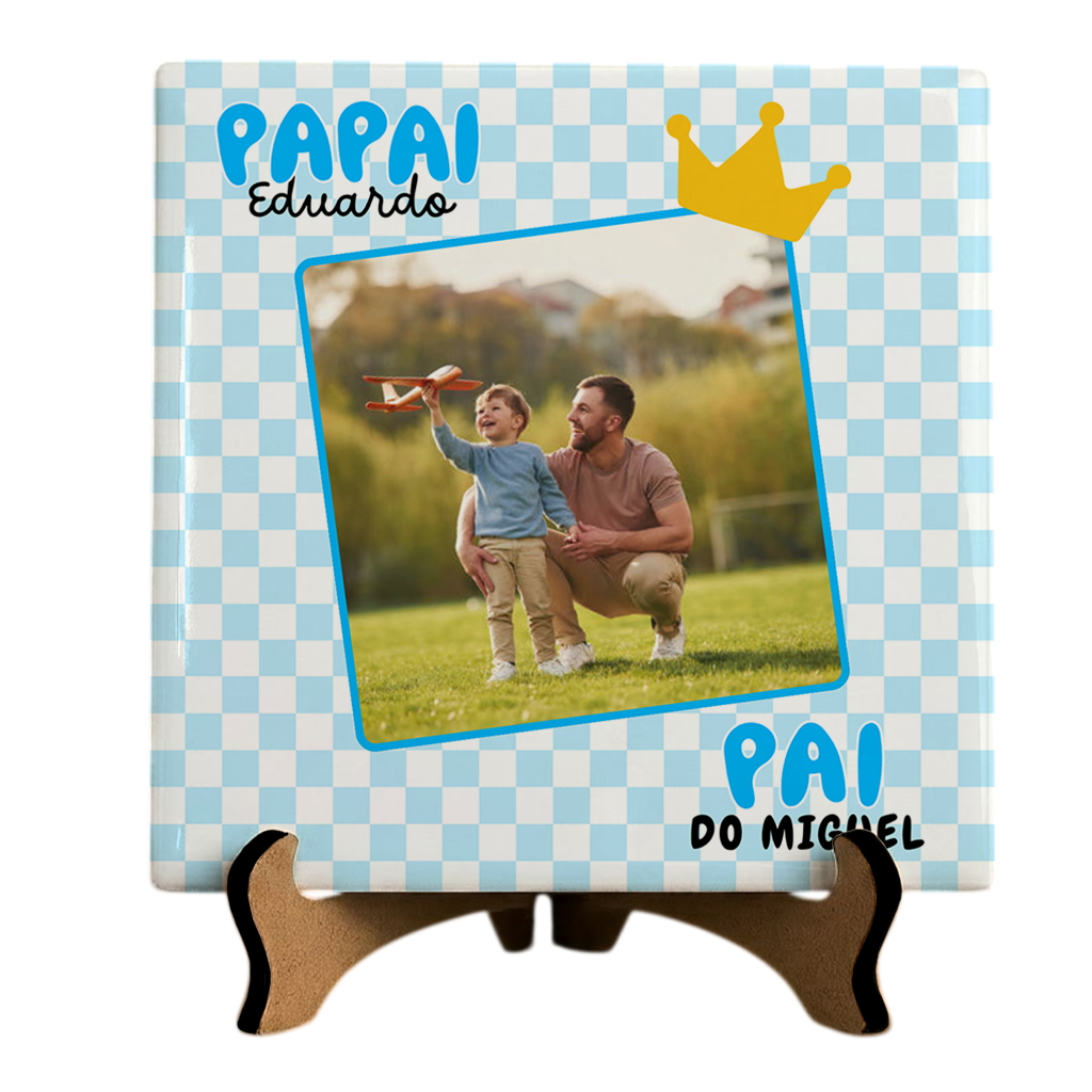 Azulejo Pai e Filho - Imagem 1
