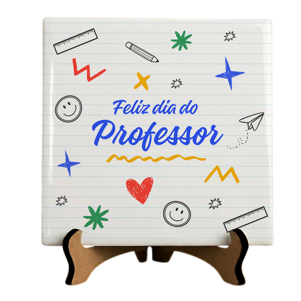 Azulejo Personalizado  - Feliz Dia do Professor