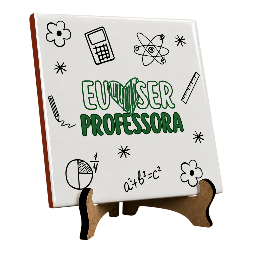 Azulejo Personalizado Professores - Eu Amo Ser Professora - Vista 2