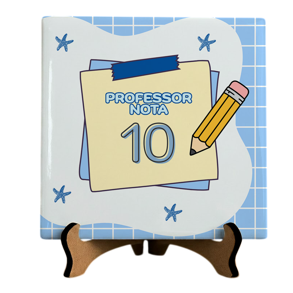 Azulejo Personalizado Professores - Professor Nota 10