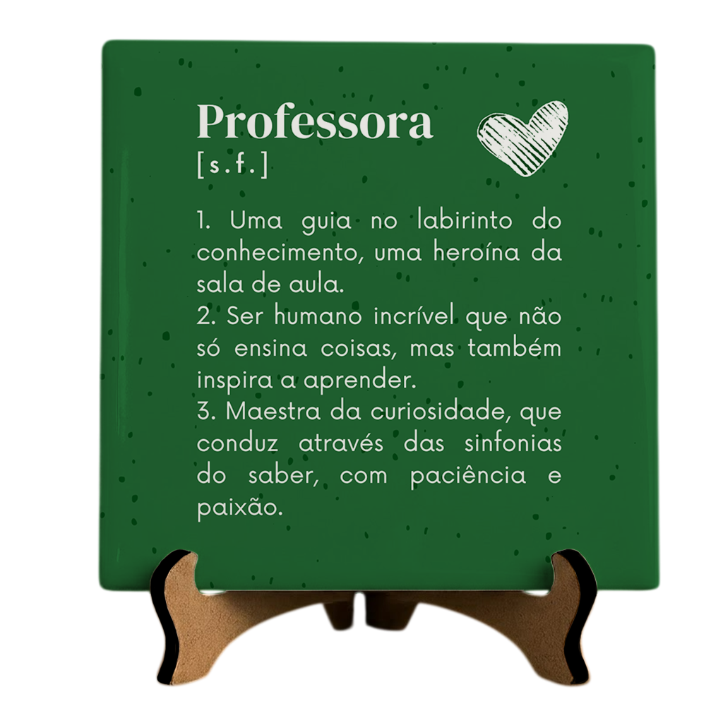 Azulejo Personalizado Significado - Professora S.F.