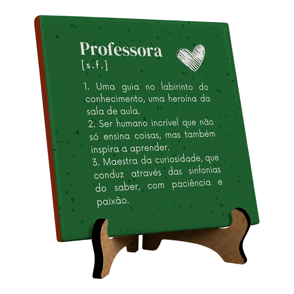Azulejo Personalizado Significado - Professora S.F. - Vista 2