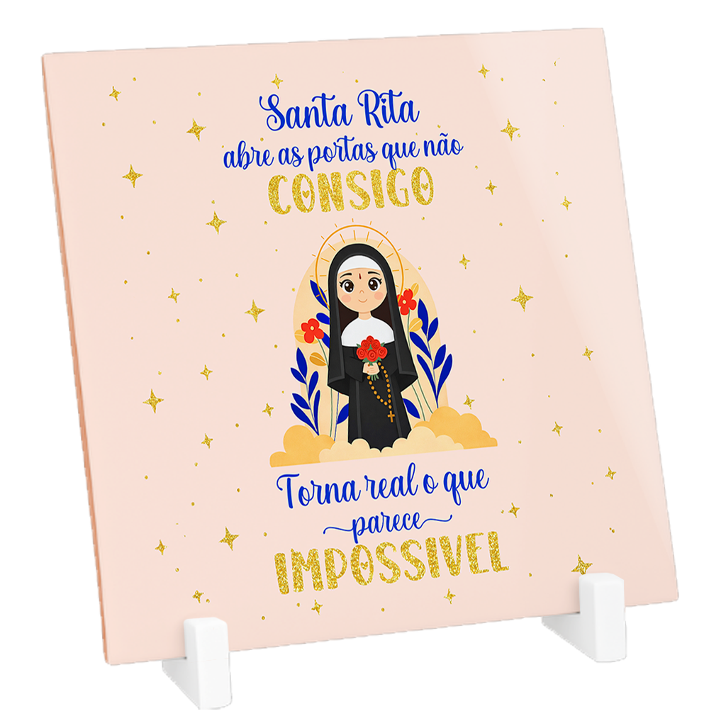 Azulejo Personalizado Santos - Santa Rita