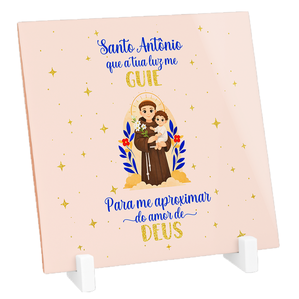Azulejo Personalizado Santos - Santo Antônio