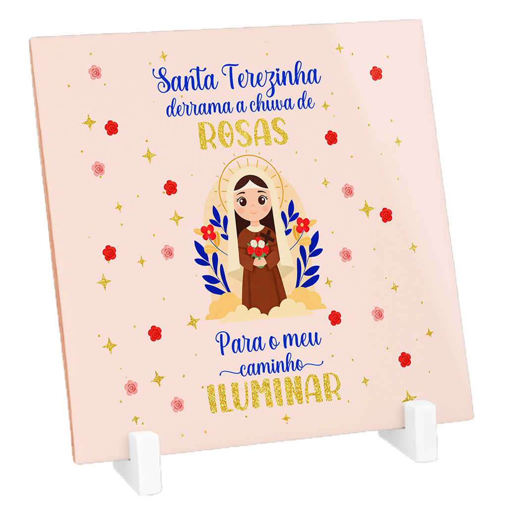 Azulejo Personalizado Santos - Santa Terezinha