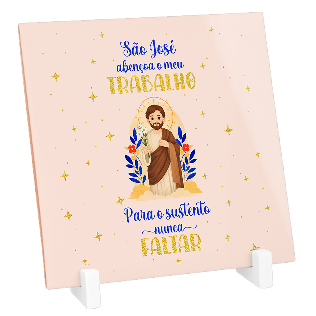 Azulejo Personalizado Santos - São José