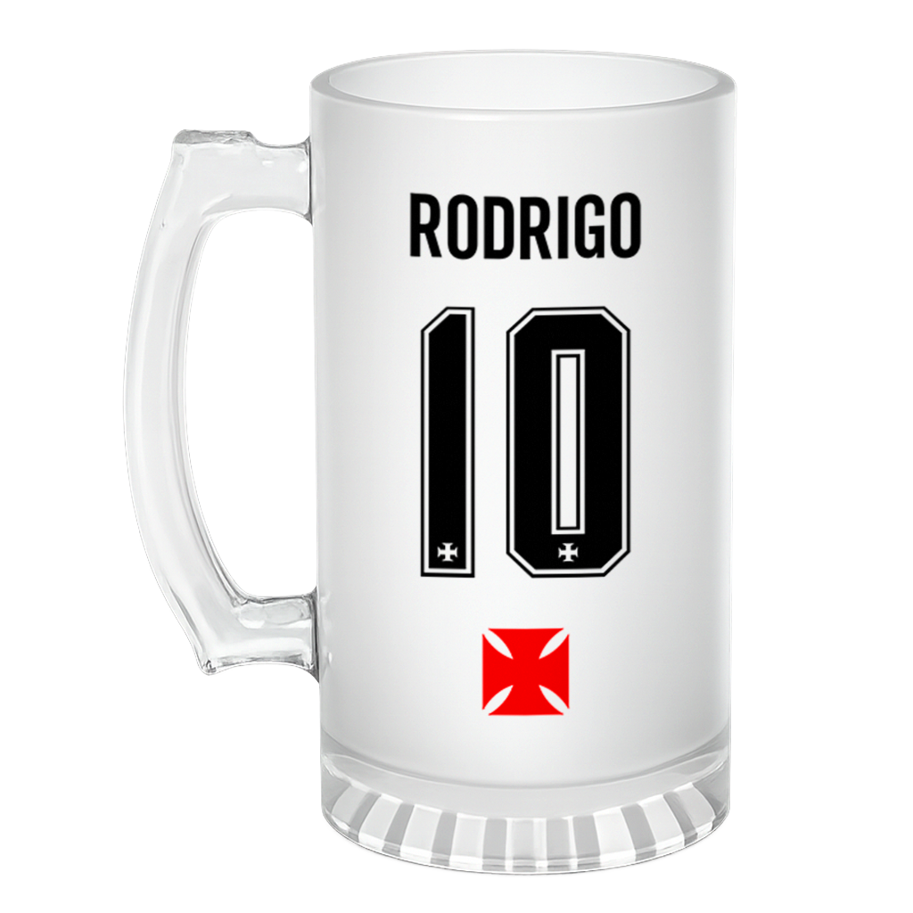 Caneca de Chopp Vasco - Nome e Numero