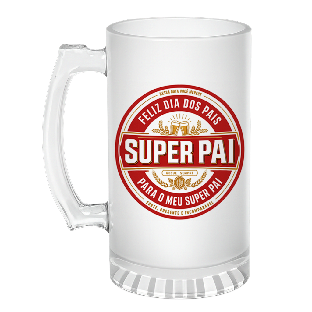 Caneca de Chopp Brahma - Super Pai