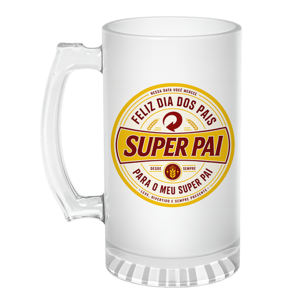 Caneca de Chopp Skol - Super Pai