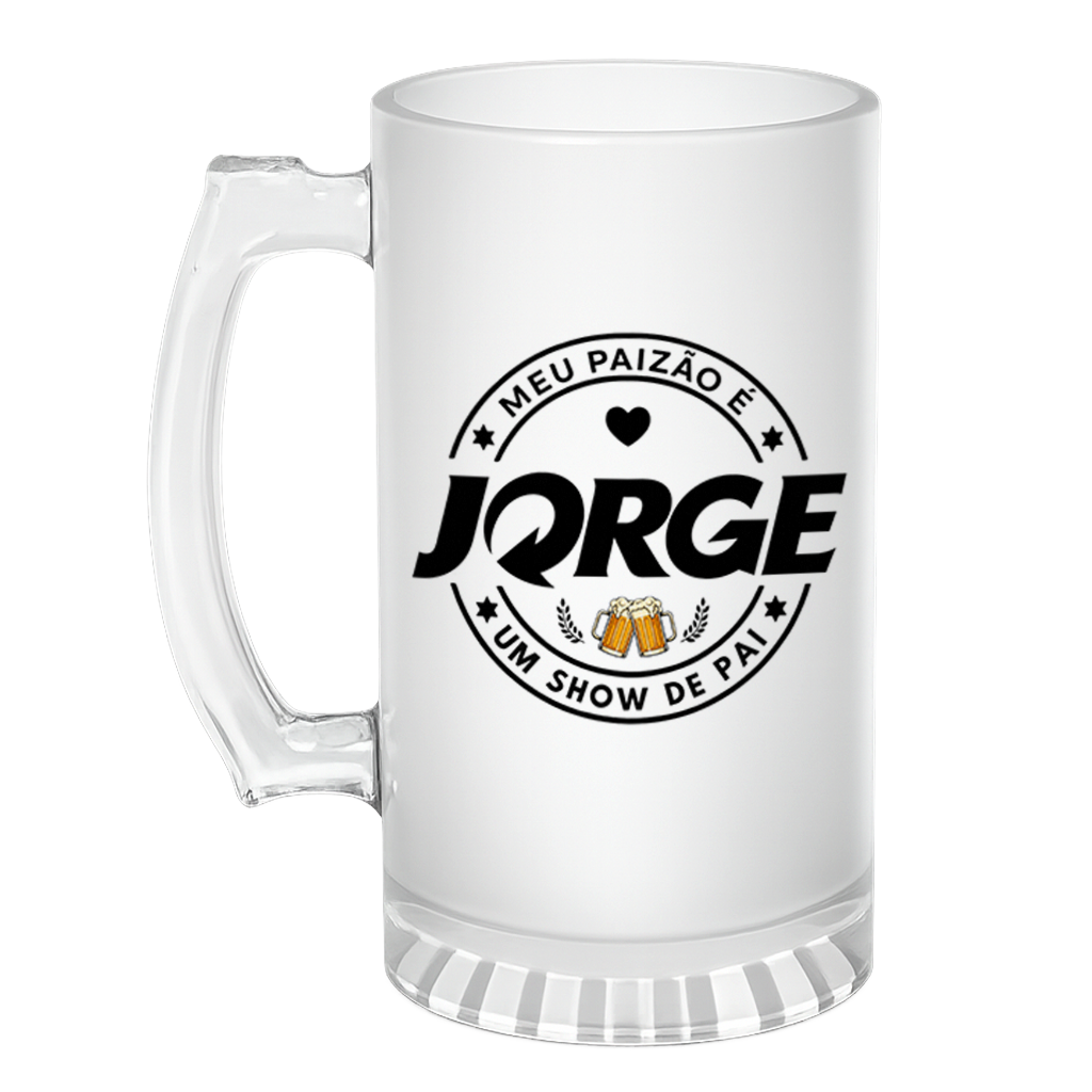 Caneca de Chopp Show de Pai - Com Nome
