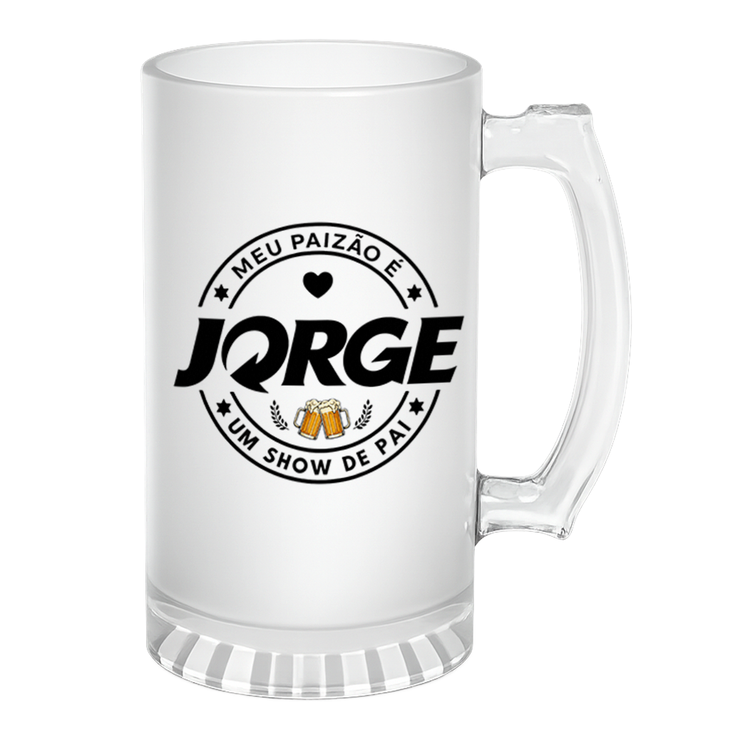 Caneca de Chopp Show de Pai - Com Nome - Vista 2