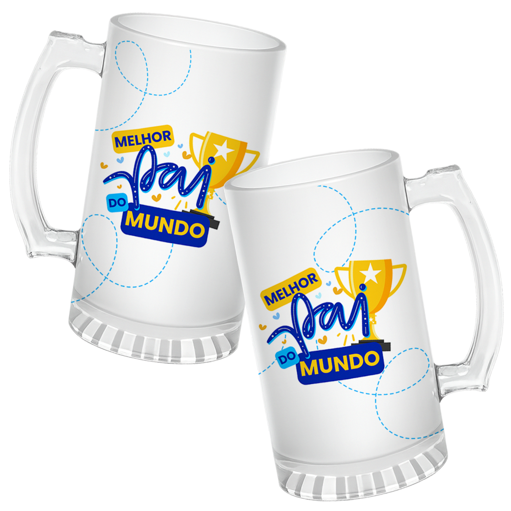 Caneca de Chopp Melhor Pai do Mundo - Imagem 3