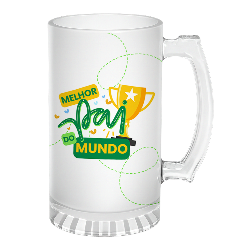 Caneca de Chopp Melhor Pai do Mundo - Imagem 2