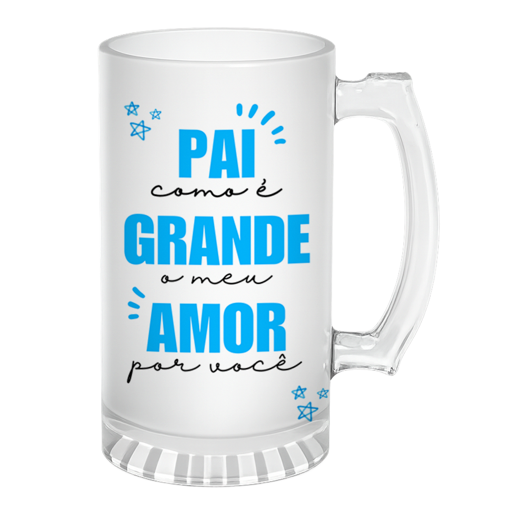 Caneca de Chopp Pai Meu Amor Por Voce - Imagem 2