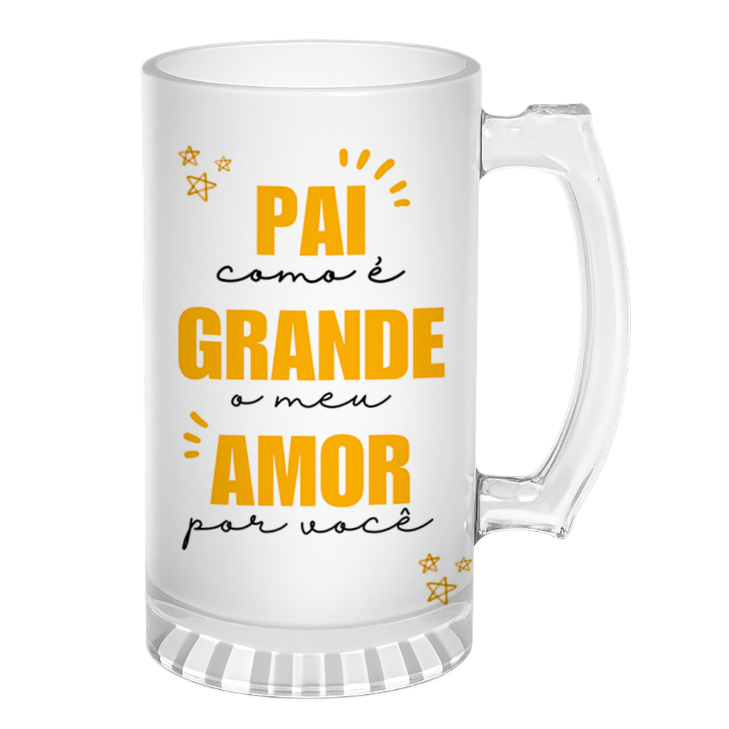 Caneca de Chopp Pai Meu Amor Por Voce - Imagem 2