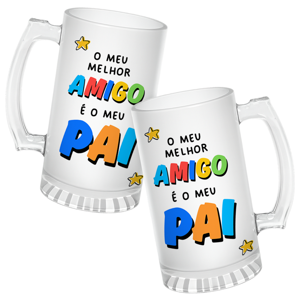 Caneca de Chopp Pai Meu Melhor Amigo - Imagem 3