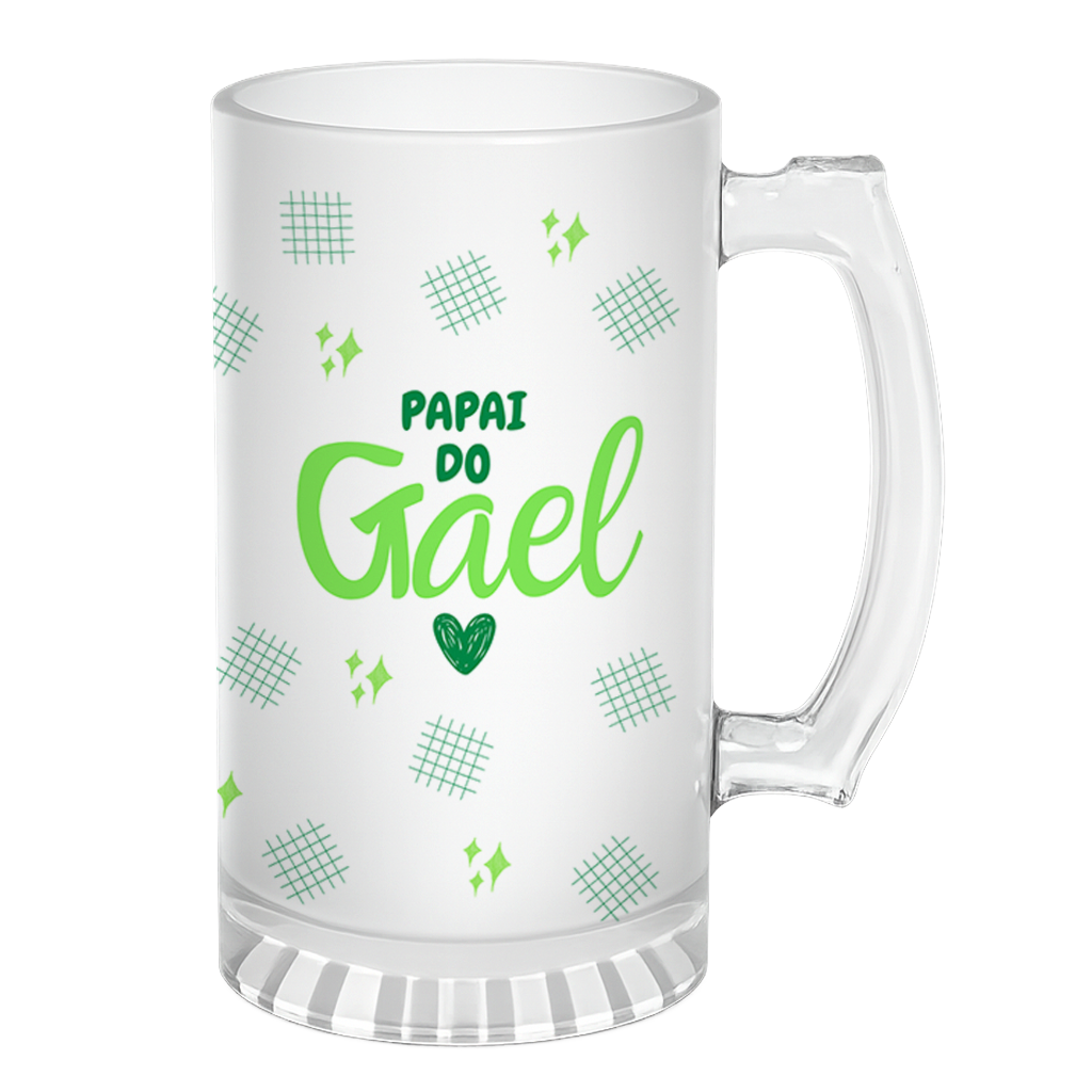 Caneca de Chopp Primeiro Dia Dos Pais - Verde - Vista 2