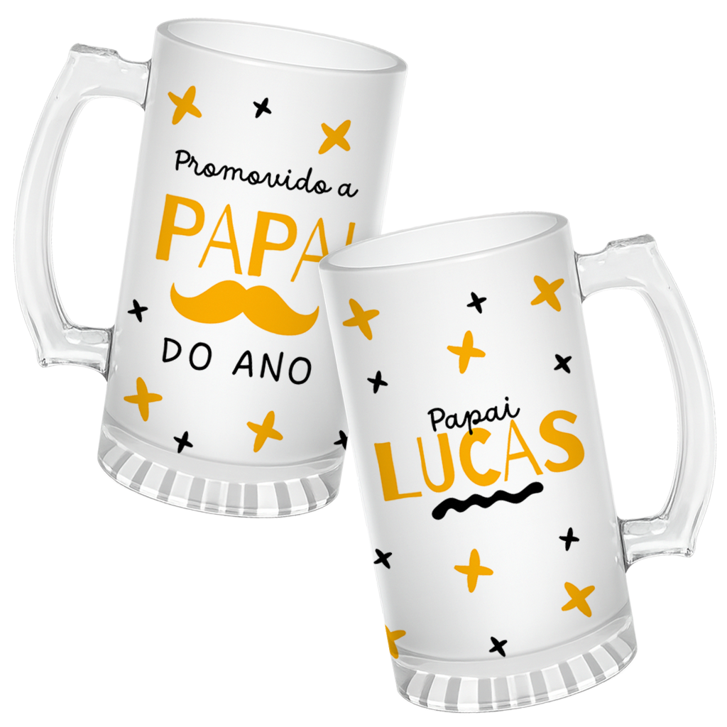 Caneca de Chopp Promovido a Papai do Ano - Imagem 3