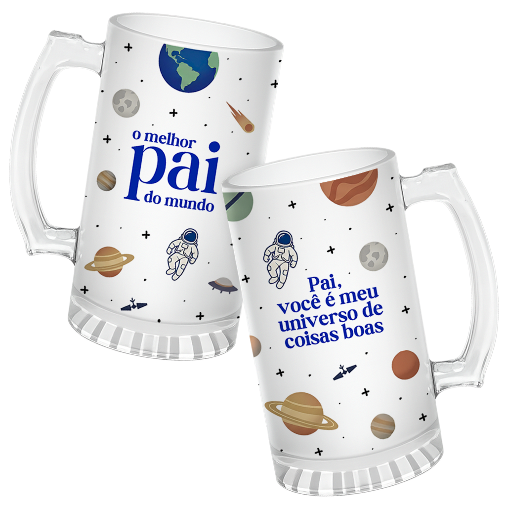 Caneca de Chopp Pai Universo de Coisas Boas - Imagem 3