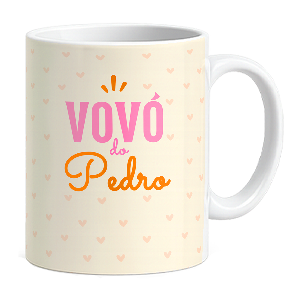 Caneca Vovó Coruja - Com Nome - Vista 2