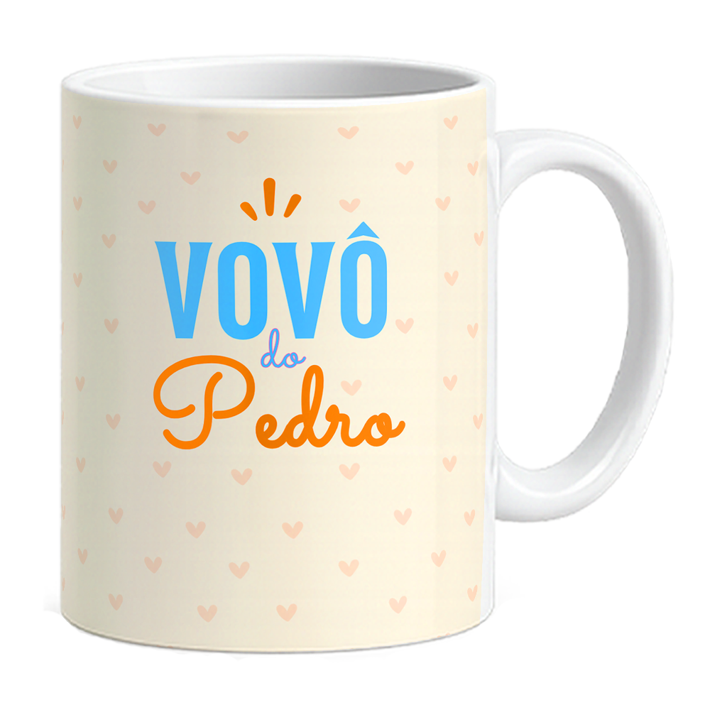 Caneca Vovô Coruja - Com Nome - Vista 2