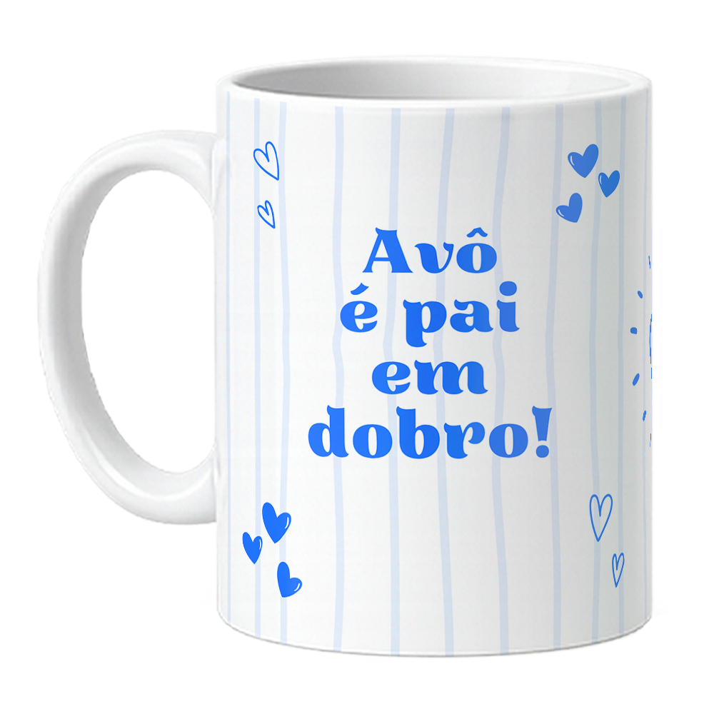 Caneca Avô é Pai em Dobro - Imagem 1
