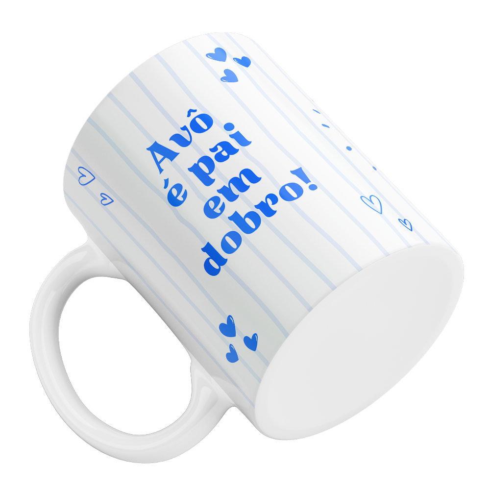Caneca Avô é Pai em Dobro - Imagem 3